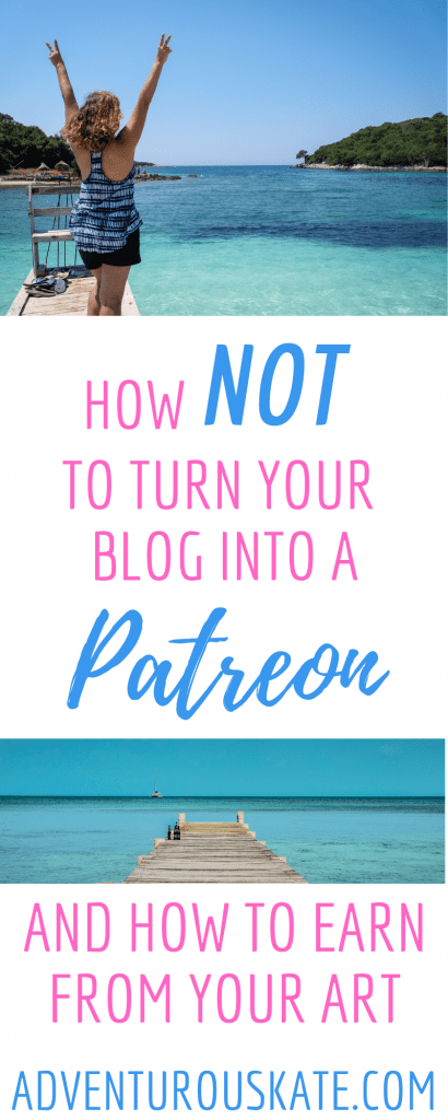 How NOT To Turn a Blog Into a Patreon